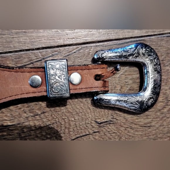 Circle y of yoakum leather belt - Picture 6 of 7
